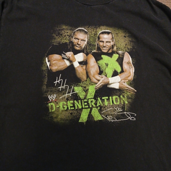 Black Graphic Tee with Bold Design - Picture 2 of 3